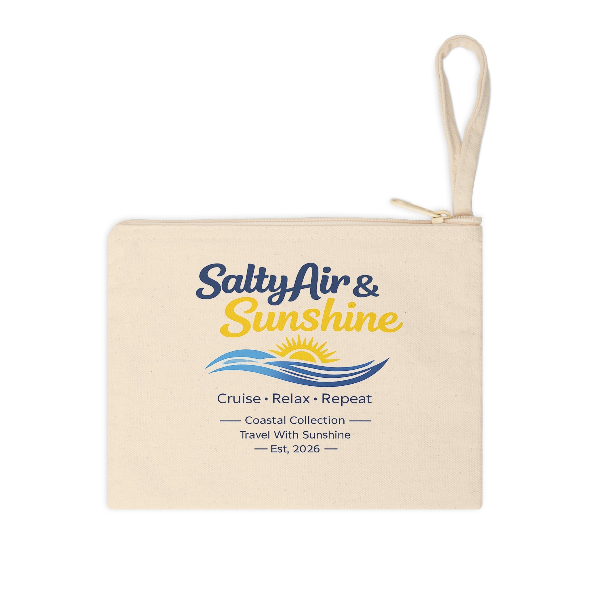 Coastal Travel Pouch Organizer